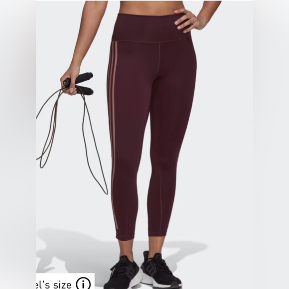 NWT Adidas Optime Trainicons 7/8 Leggings Size Small - Picture 2 of 10